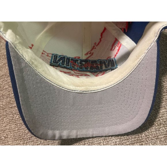Vintage 90s Mark Martin 6 Nascar Valvoline Logo Athletic Splash Snapback Hat Cap - Picture 9 of 9